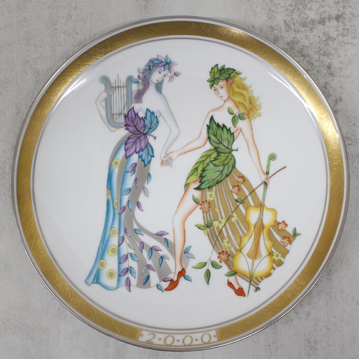 S065)【美品】AUGARTEN/アウガルテン 2000年製 ミレニアムイヤー