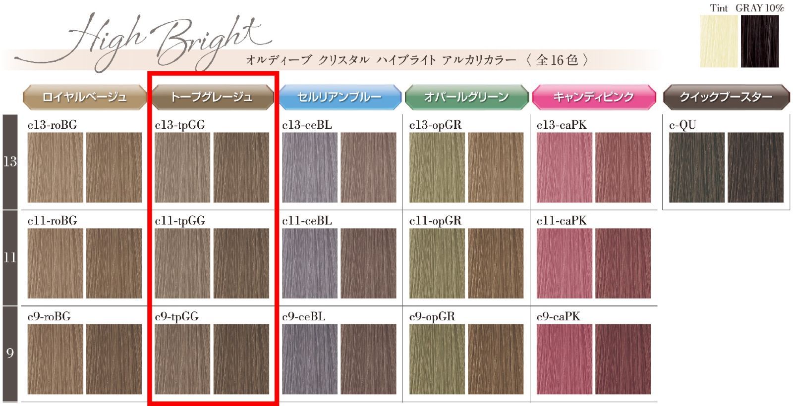 ミルボン オルディーブクリスタル ハイブライト［トープグレージュ