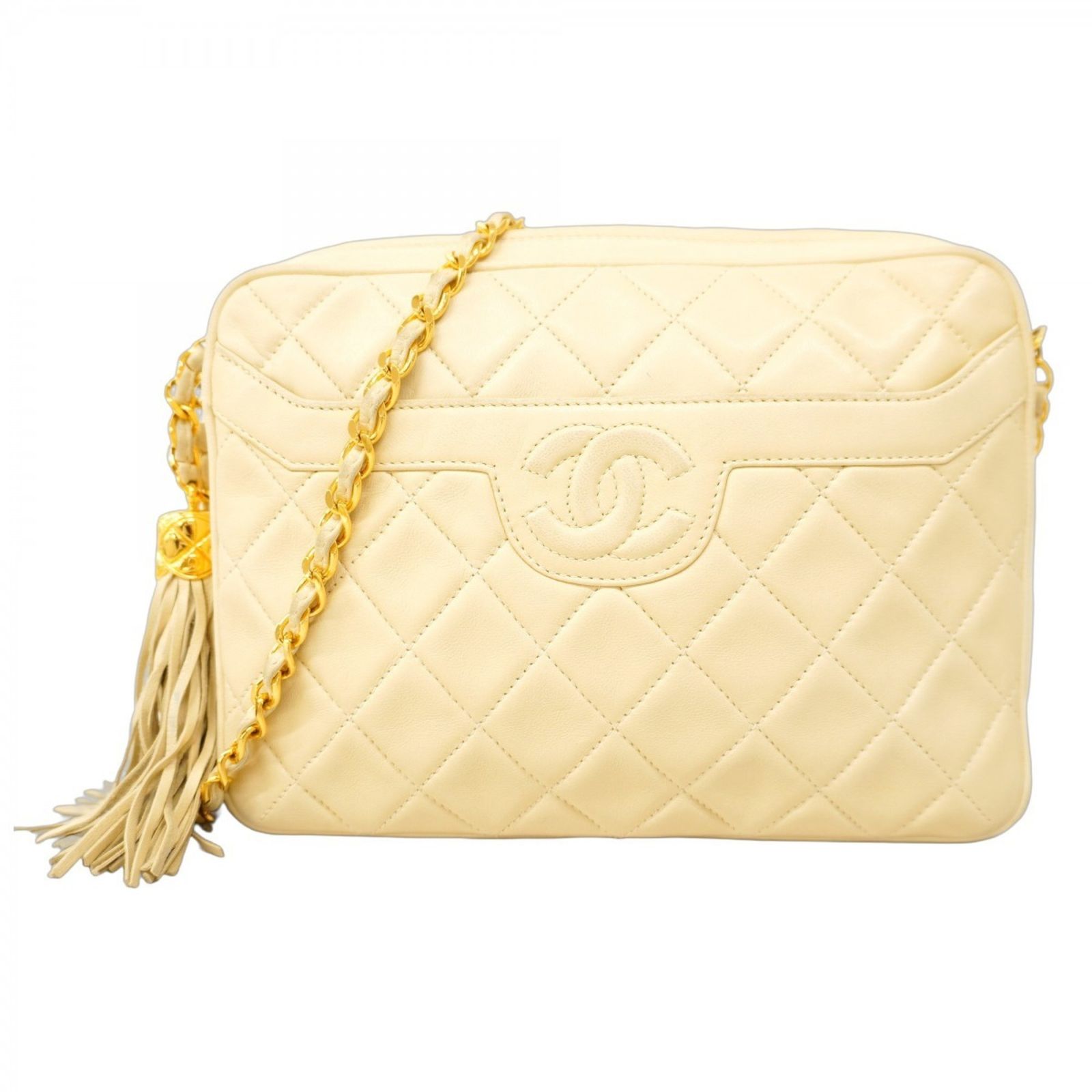 ⭐️美品⭐️ CHANEL ラムスキン　フラットシューズ　キルティング　ベージュ バレリーナ - 、ベージュ & ブラック — ファッション | CHANEL