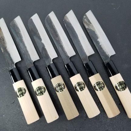 調理器具 包丁 堺 打刃物 泉源兼光作 特選品 小出刃包丁 6本セット A9569A06