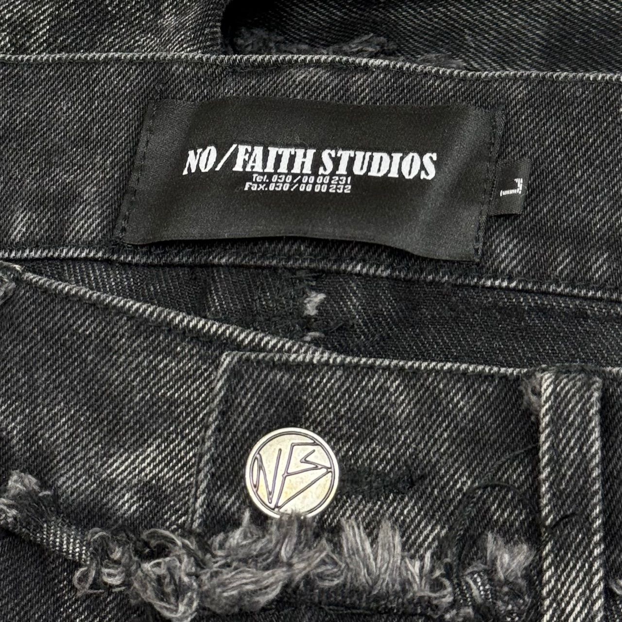 NO/FAITH STUDIOS FLARED DENIM フレアデニム ジーンズ ブーツカット 