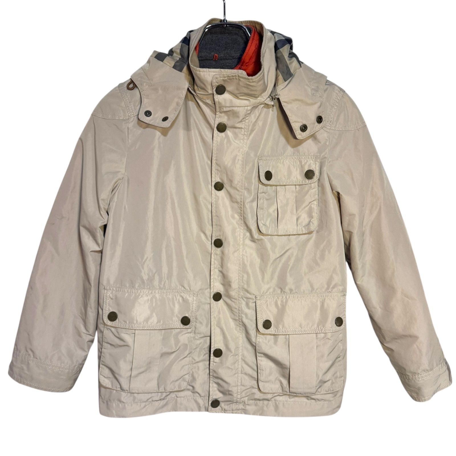 バーバリー ブルゾン ノバチェック ライナー付き ベージュ M