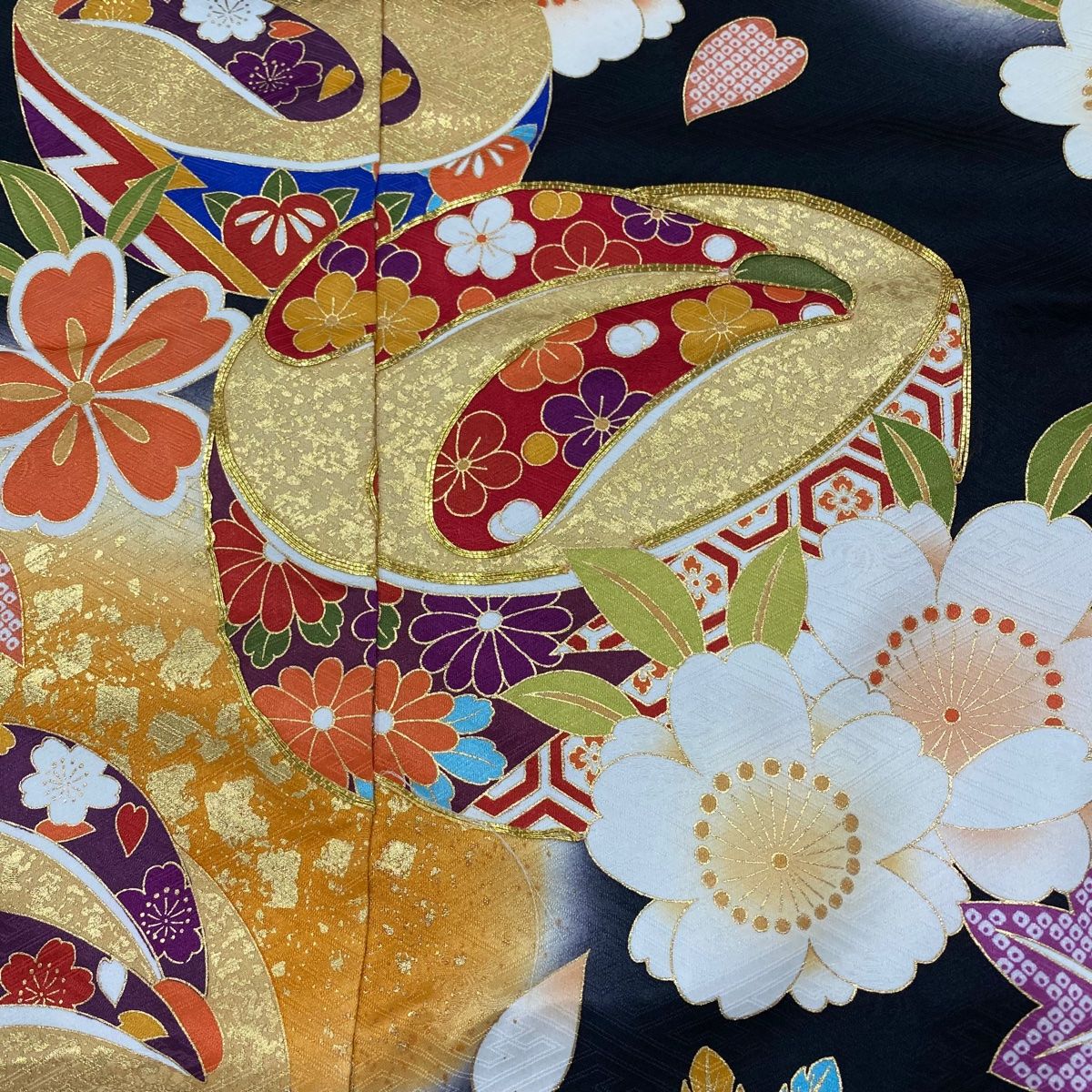 K0595 新古品 仮絵羽 正絹 金彩 作家物 振袖 1035.jpg