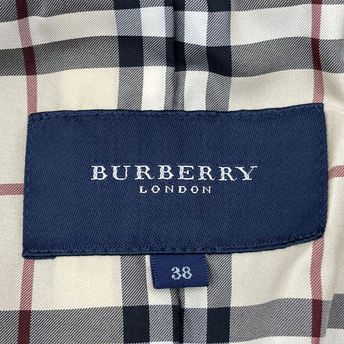 美品 BURBERRY バーバリー テーラード ジャケット 38 アウター