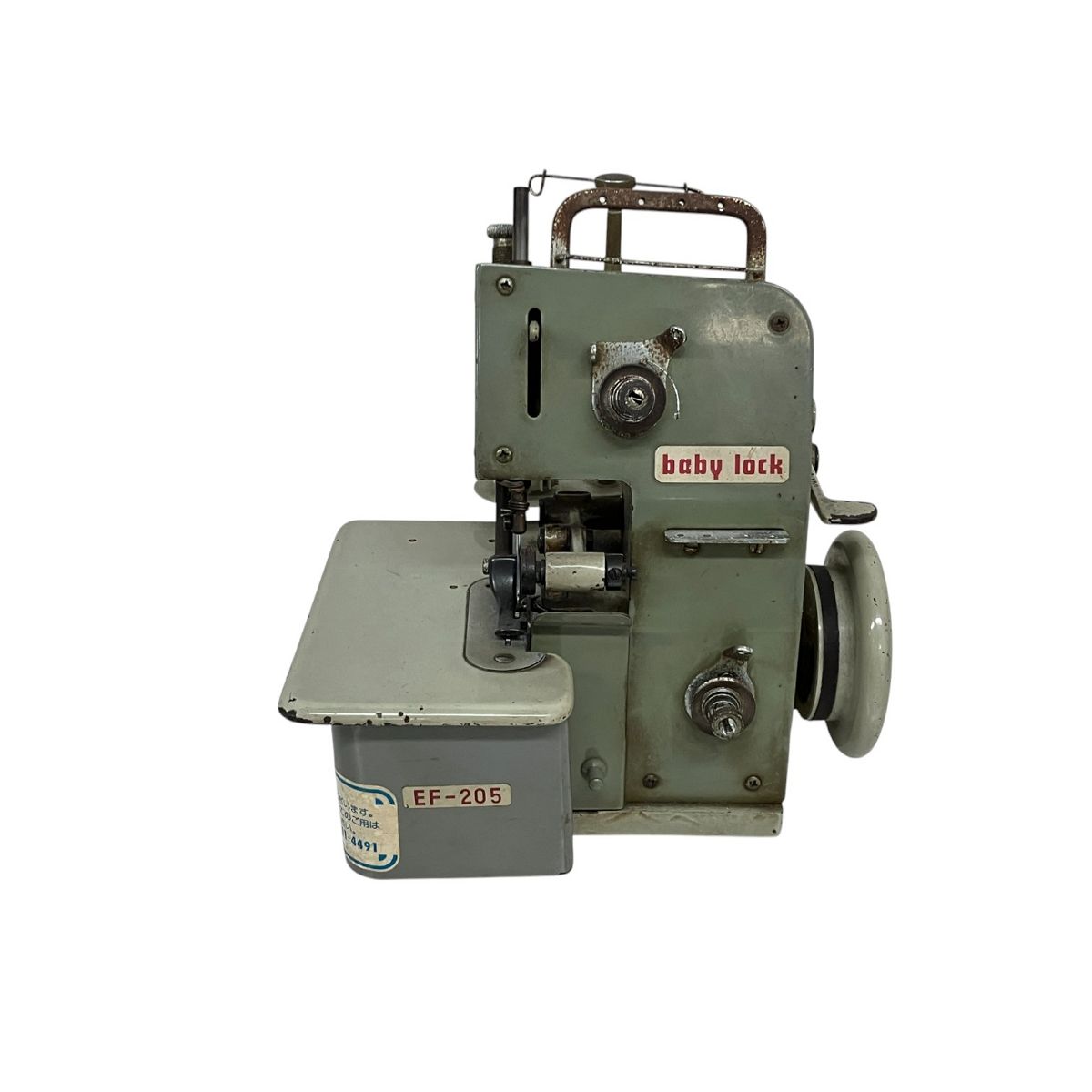 Baby lock EF-205 ロックミシン 2本糸 家庭用 家電 ソーイング 洋裁 趣味 ベビーロック ジャンク T9919633