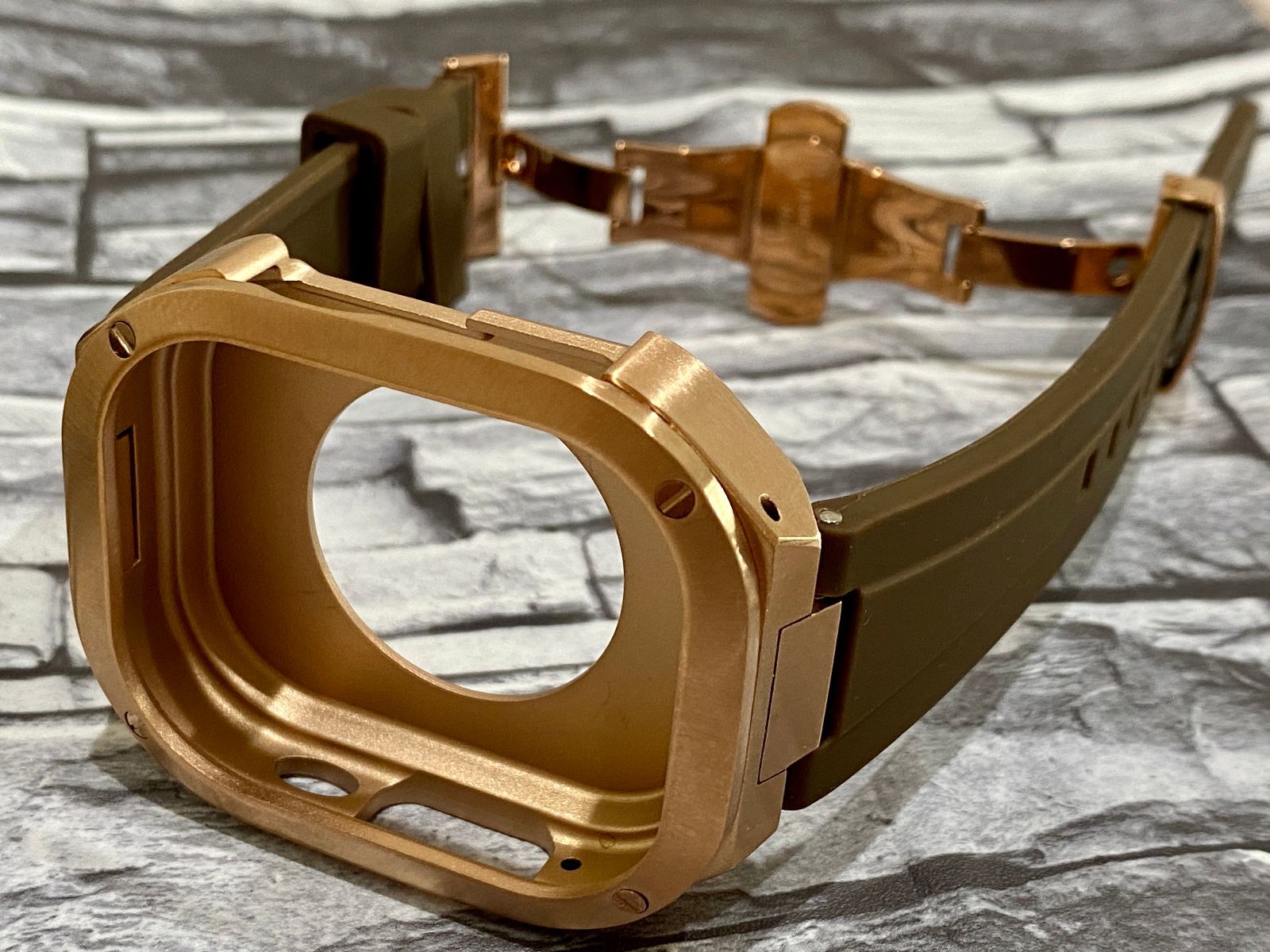 アップルウォッチバンド ラバーベルト カバー ステンレス Apple Watch ケース 49mm ウルトラ ultra スポーツ メンズ レディース08