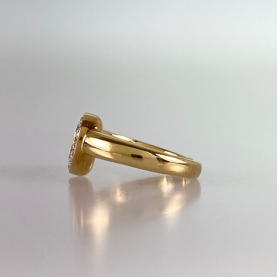 ショパール Chopard ハッピーダイヤモンド K18YG ダイヤモンド 5号(45  