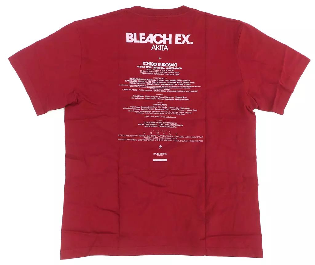 中古】Tシャツ BLEACHFES. AKITA Tシャツ ボルドー Lサイズ