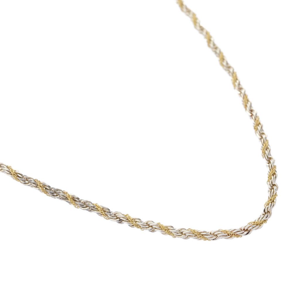 TIFFANY ＆ Co. ティファニー パイプロープチェーンネックレス