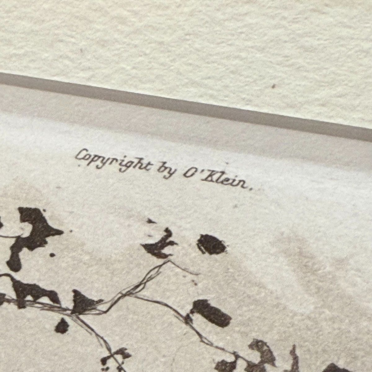 ◇ボリス オクライン◇銅版画 『犬のおしっこ』 dirty dogs of paris