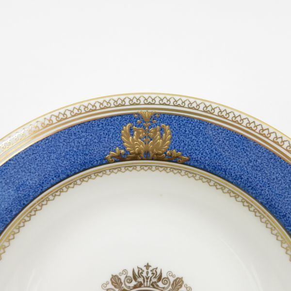 ウェッジウッド プレート□コロンビア パウダーブルー 20cm 4枚セット