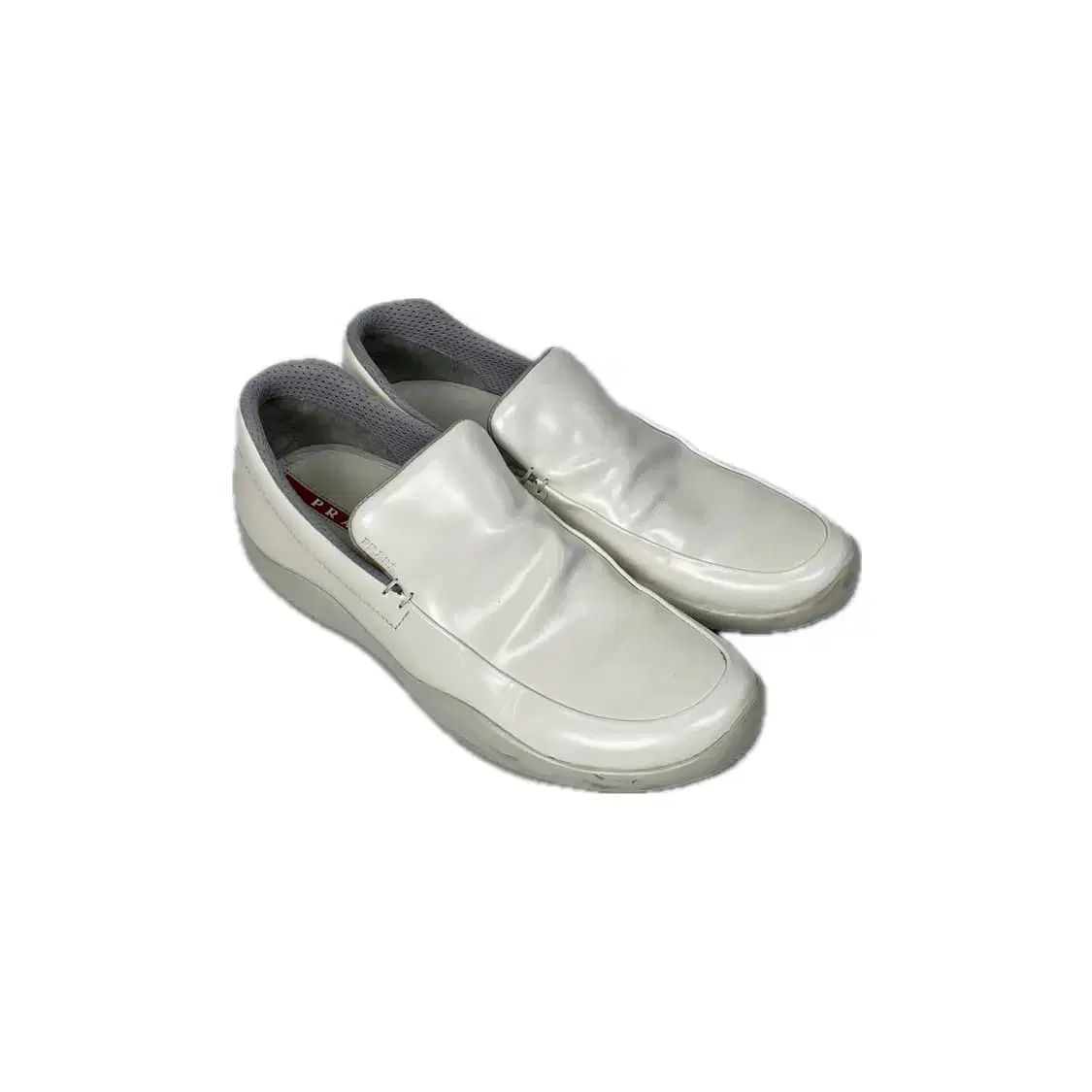 PRADA プラダ スポーツ 白 ローファー