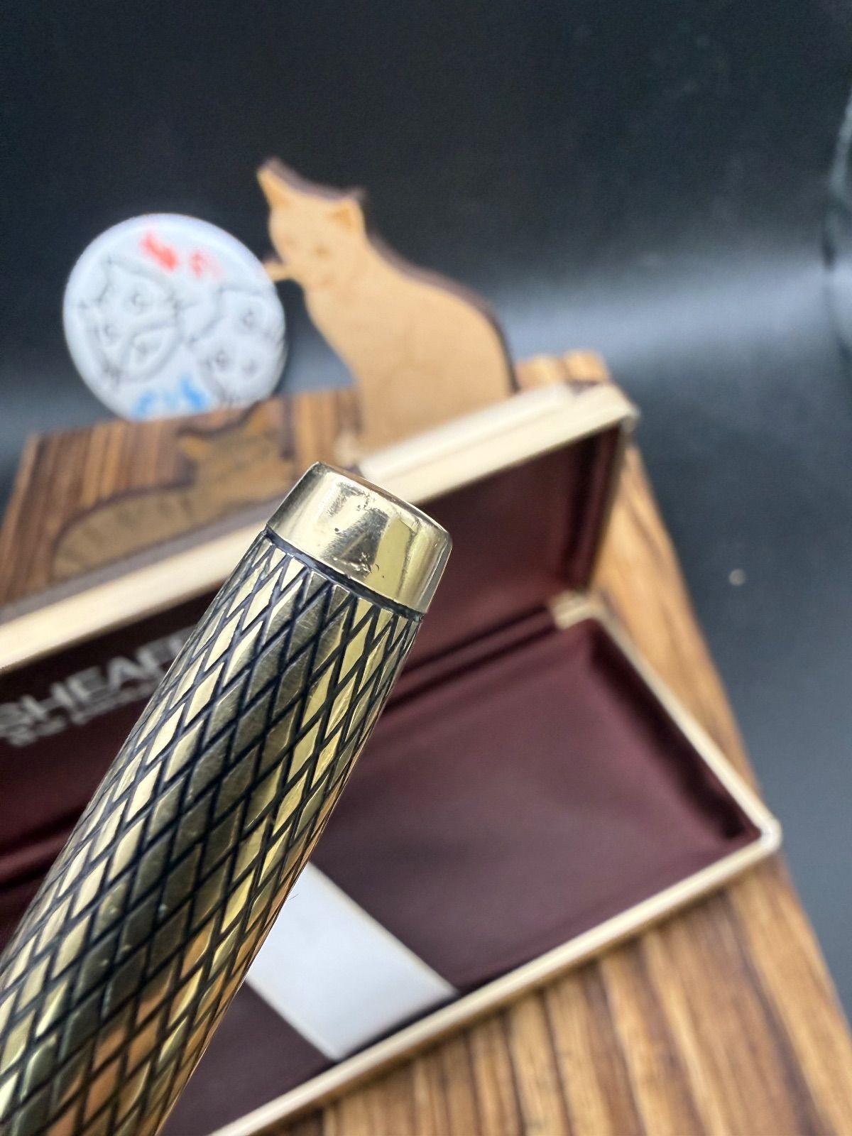 SHEAFFER 万年筆 インペリアル ソボリン 14K G.F 猫のペン屋 - メルカリ