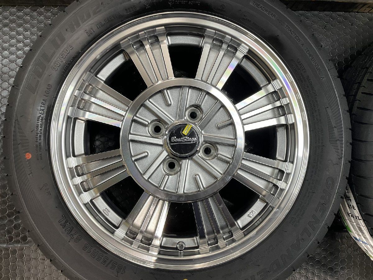 25年製 GRENLANDER 185 55R16 夏タイヤ BLEST BeatStage 16インチ 5J4HPCD100 38 スイフト カローラフィールダー等 MTD038