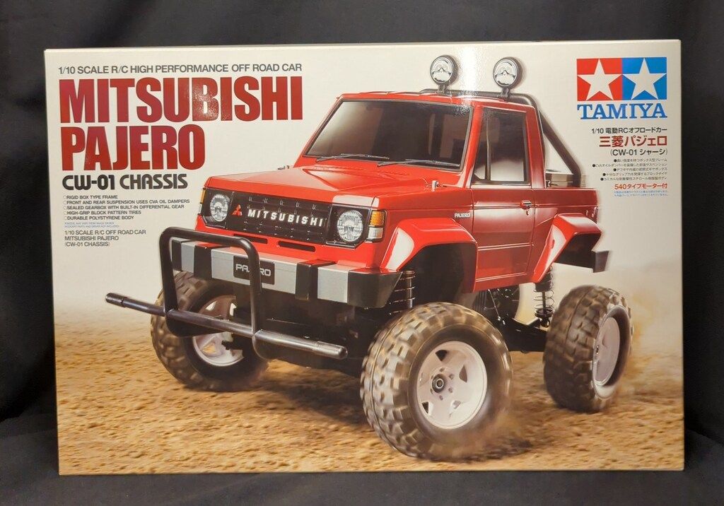 タミヤ 1/10電動RCオフロードカー 三菱パジェロ CW-01シャーシ