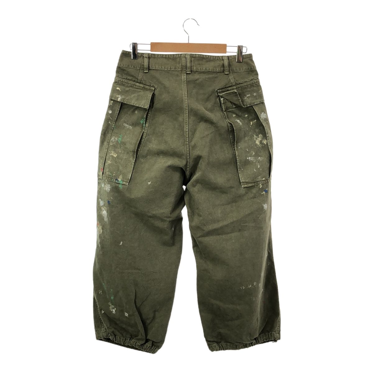 HERILL ヘリル 22/AW 22-030-HL-8030-3 パンツ サイズ不明(表記なし) DUCK SPLASH CARGOPANTS  スプラッシュペンキカスタムダックカーゴパンツ オリーブドラブ - メルカリ