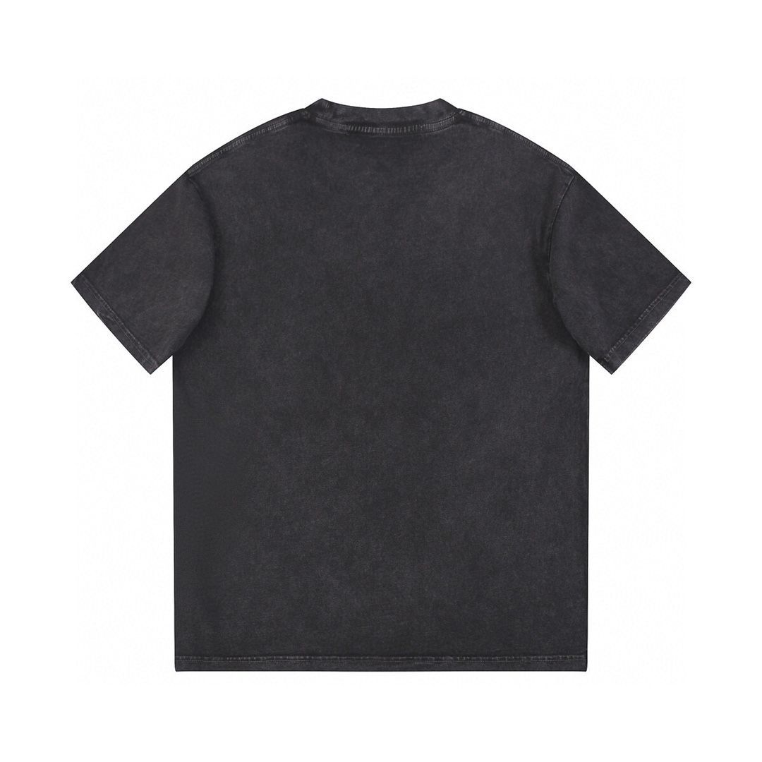 Alexanderwang 24夏新作ベルベットホットシルバープリントウォッシュドオールドモデル半袖Tシャツ男女問わず！ - メルカリ