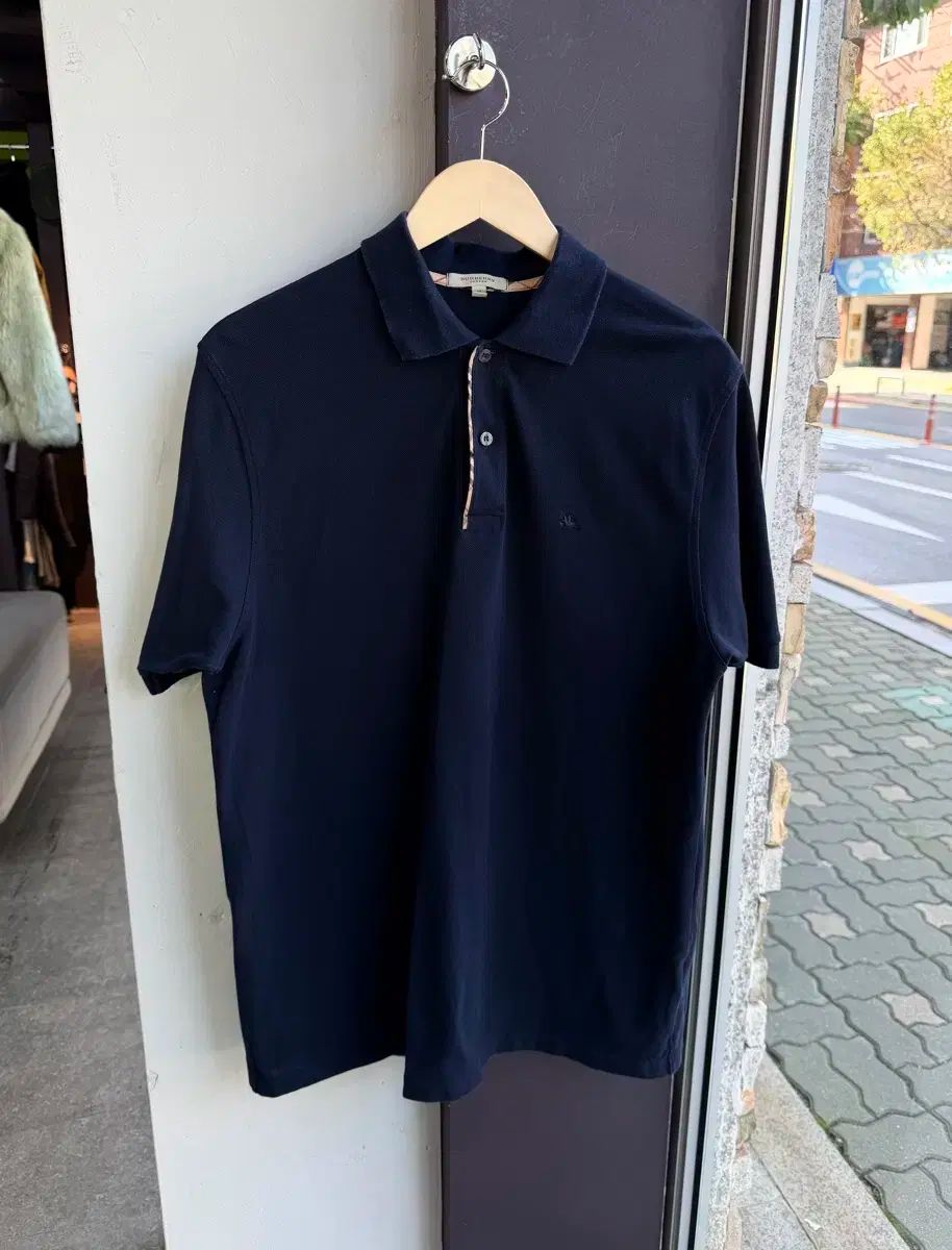 100 バーバリー ロゴ PK半袖