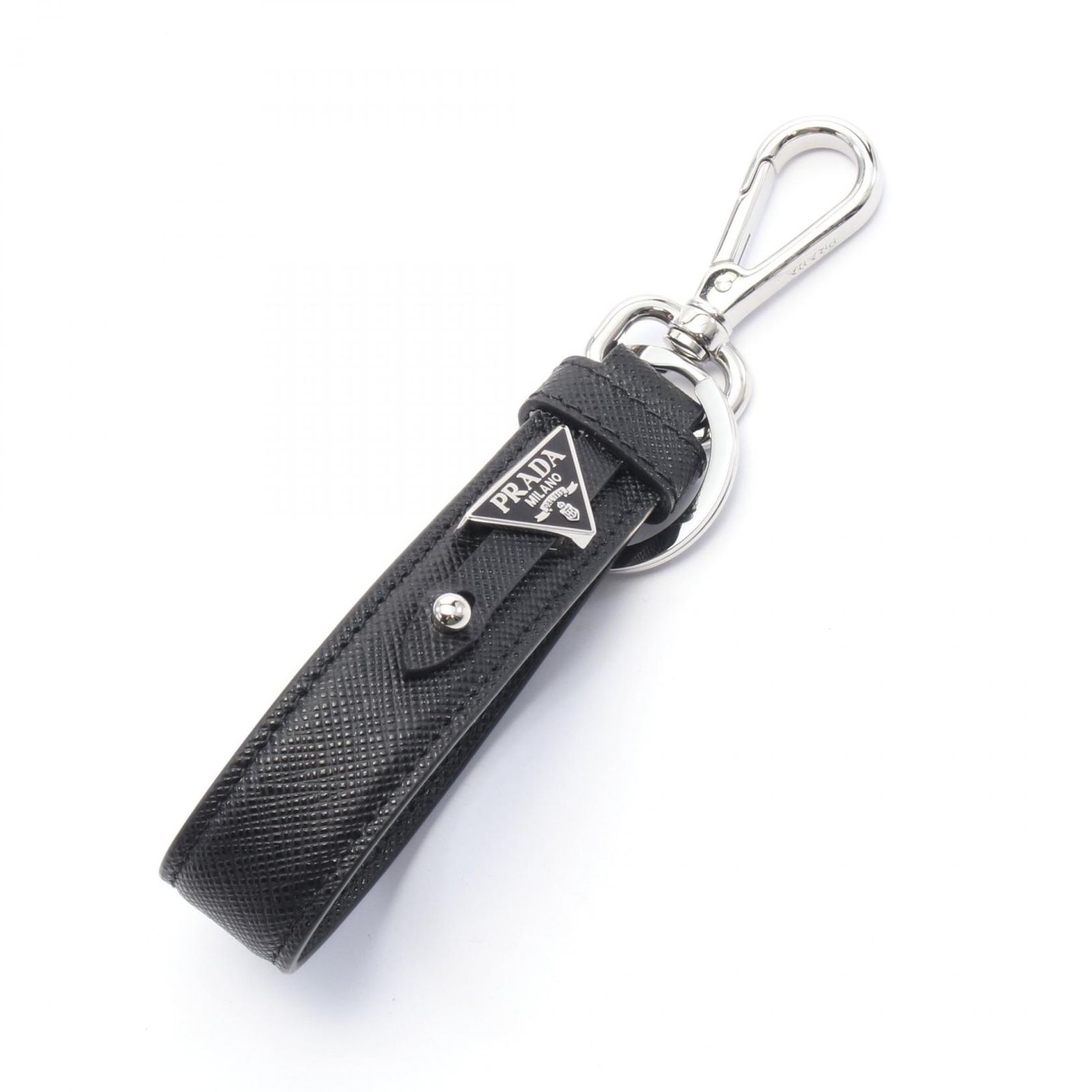プラダ PRADA チャーム SAFFIANO 2PP68T53F0002 ネロ サフィアーノレザー キーリング ユニセックス