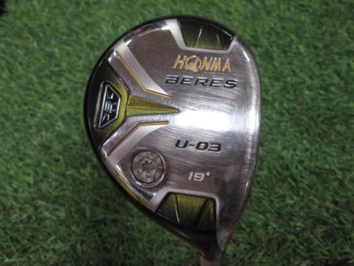 本間ゴルフ BERES U-03 19° ユーティリティ UT 2S ARMRQ8 49 フレックスR メンズ 男性用 右利き 右用 Cランク ゴルフクラブ