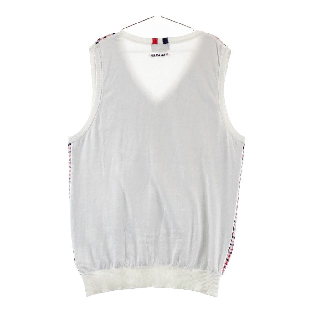 サイズ：2 PEARLY GATES パーリーゲイツ ニットベスト チェック柄