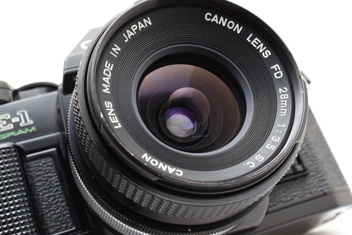 Canon AE-1 PROGRAM ブラック + FD 28mm F3.5 S.C AA3991#55 - メルカリ