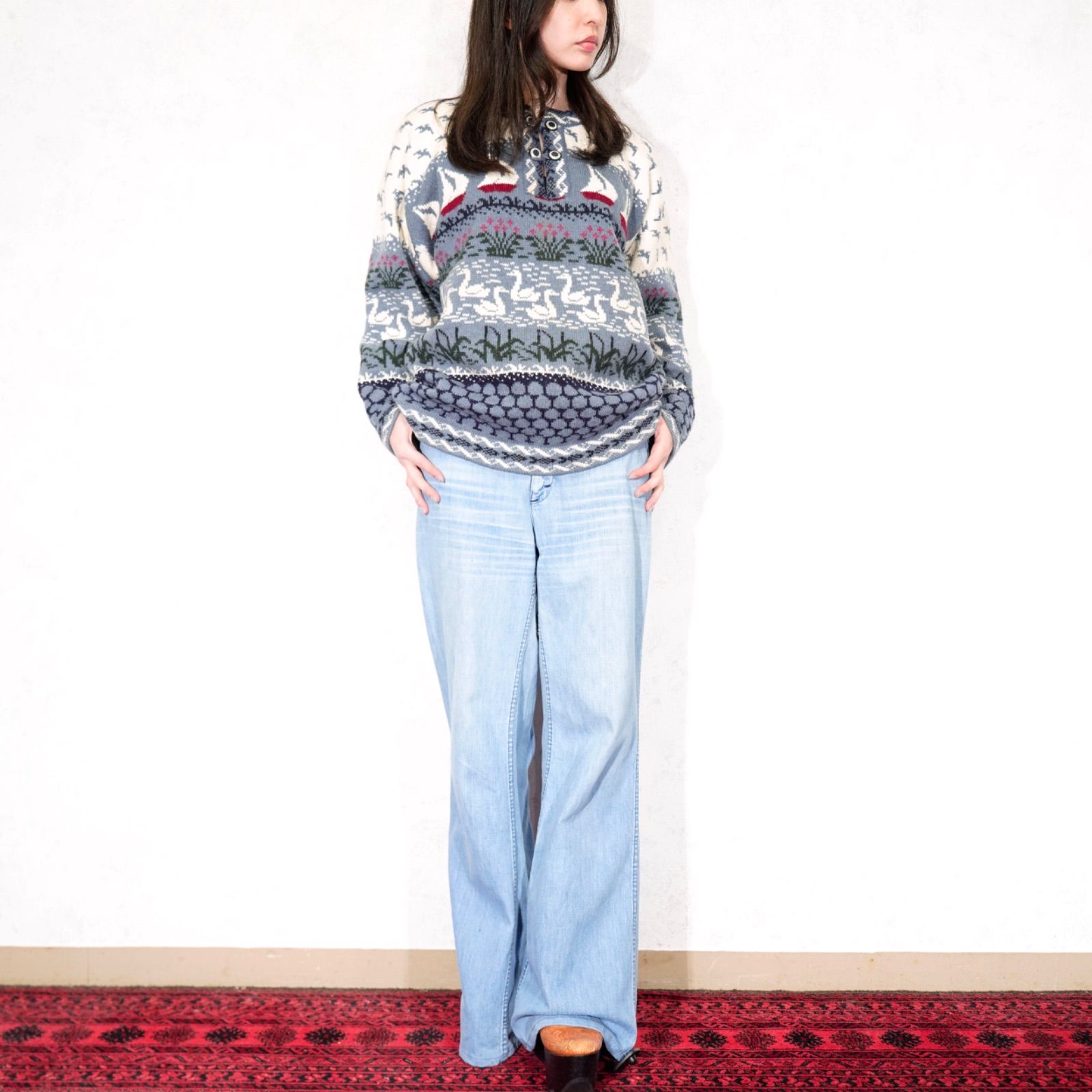 DUCK-YACHT PATTERNED