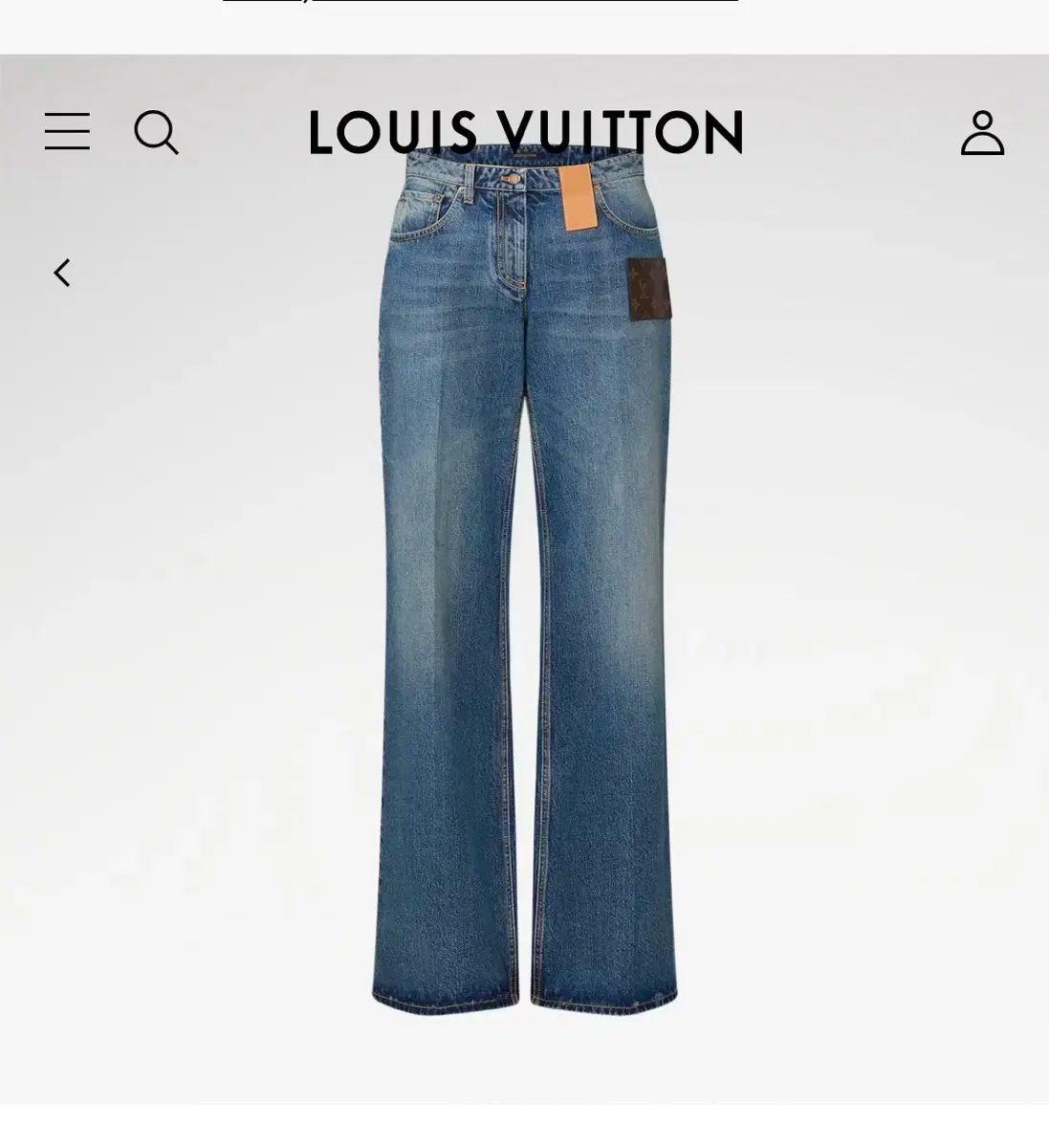 Louis Vuitton ルイヴィトン パッチ ジーン 24 年間
