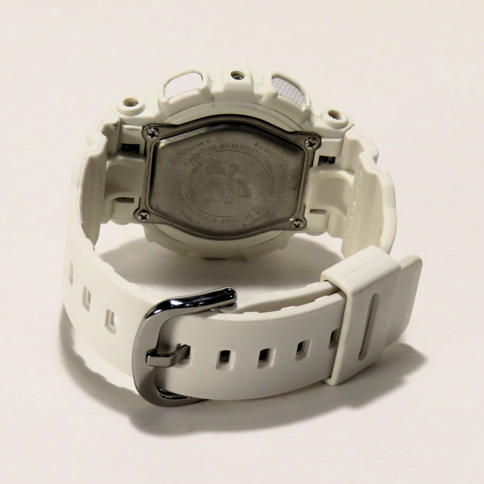 稼働品 美品 CASIO BABY-G カシオ ベビージー 腕時計 白 ホワイト BA-110GA