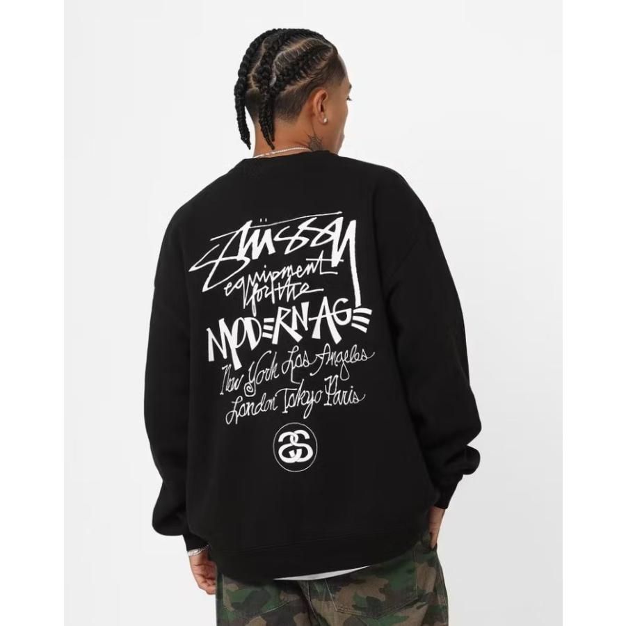 50033 Stussy スウェット ステューシー ロゴ クルーネック Modern Age 