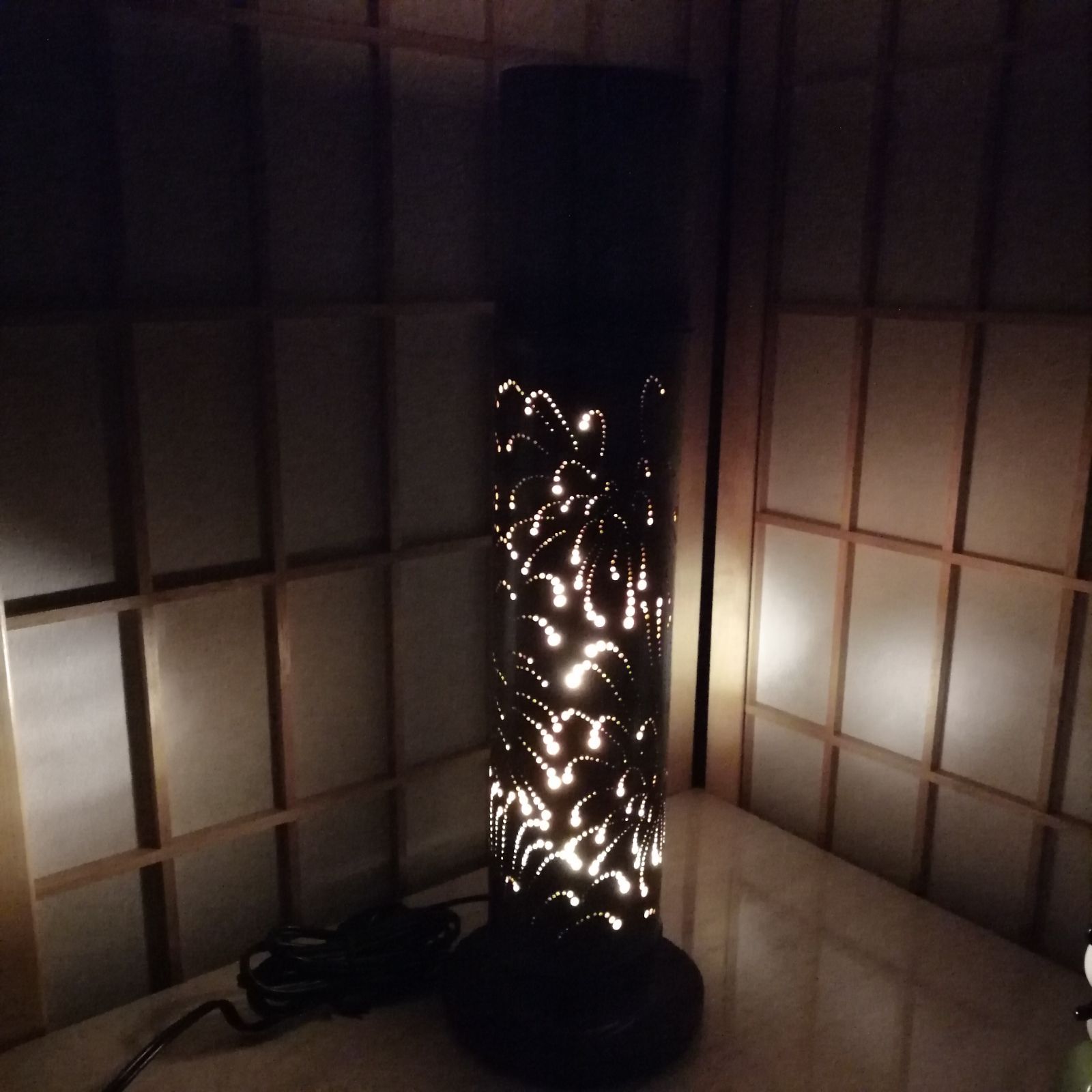 癒し灯火 　竹行灯 　No23263 癒し灯火 竹行灯 No23263