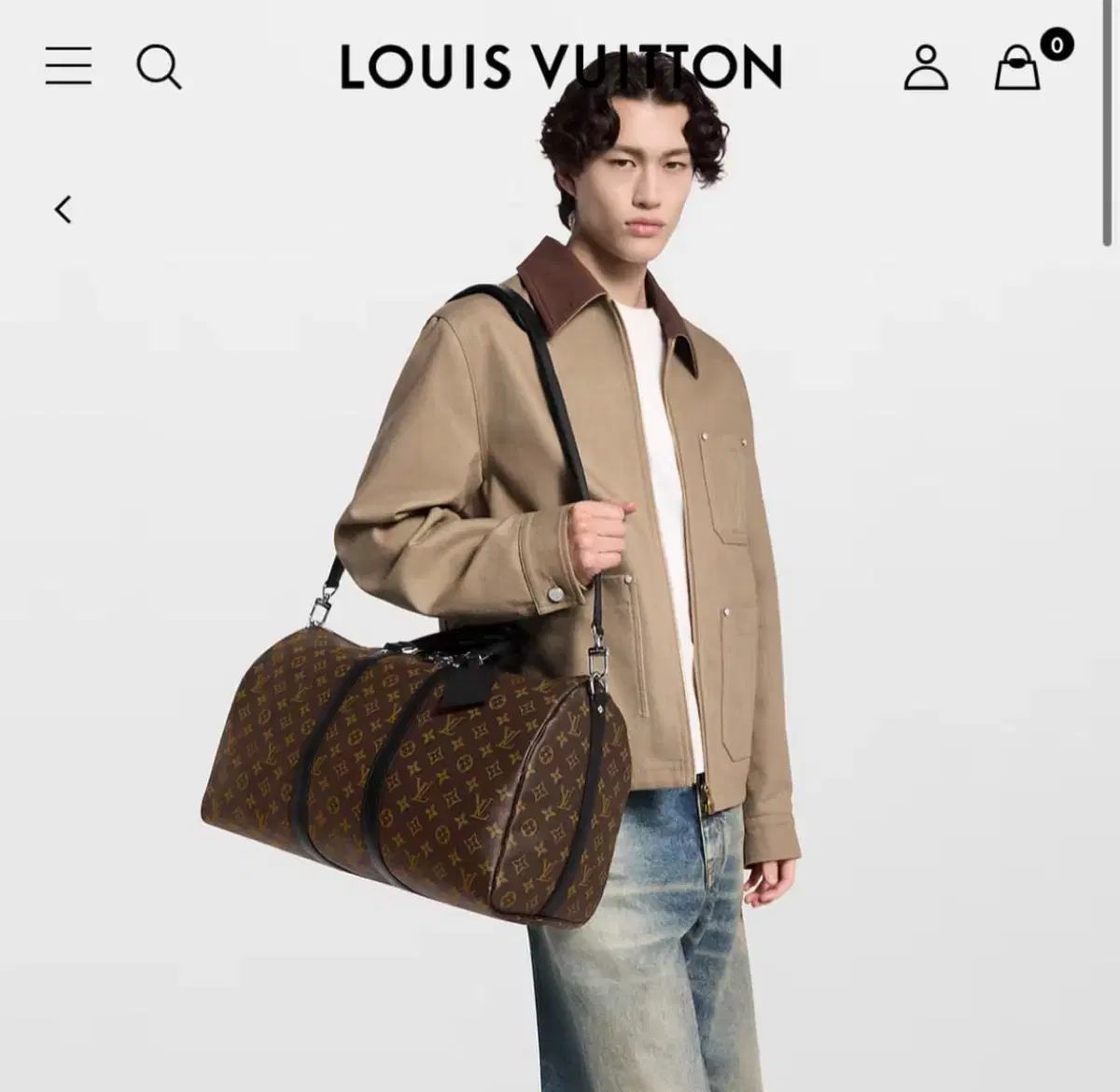 LOUIS VUITTON キーポル45 Louis Vuitton(ルイヴィトン) マカサー モノグラム キーポル 45