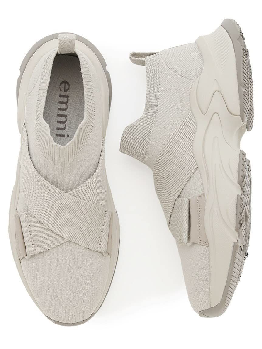 【数量限定】レディース 13WGS234522 ecoニットスニーカー [エミ]