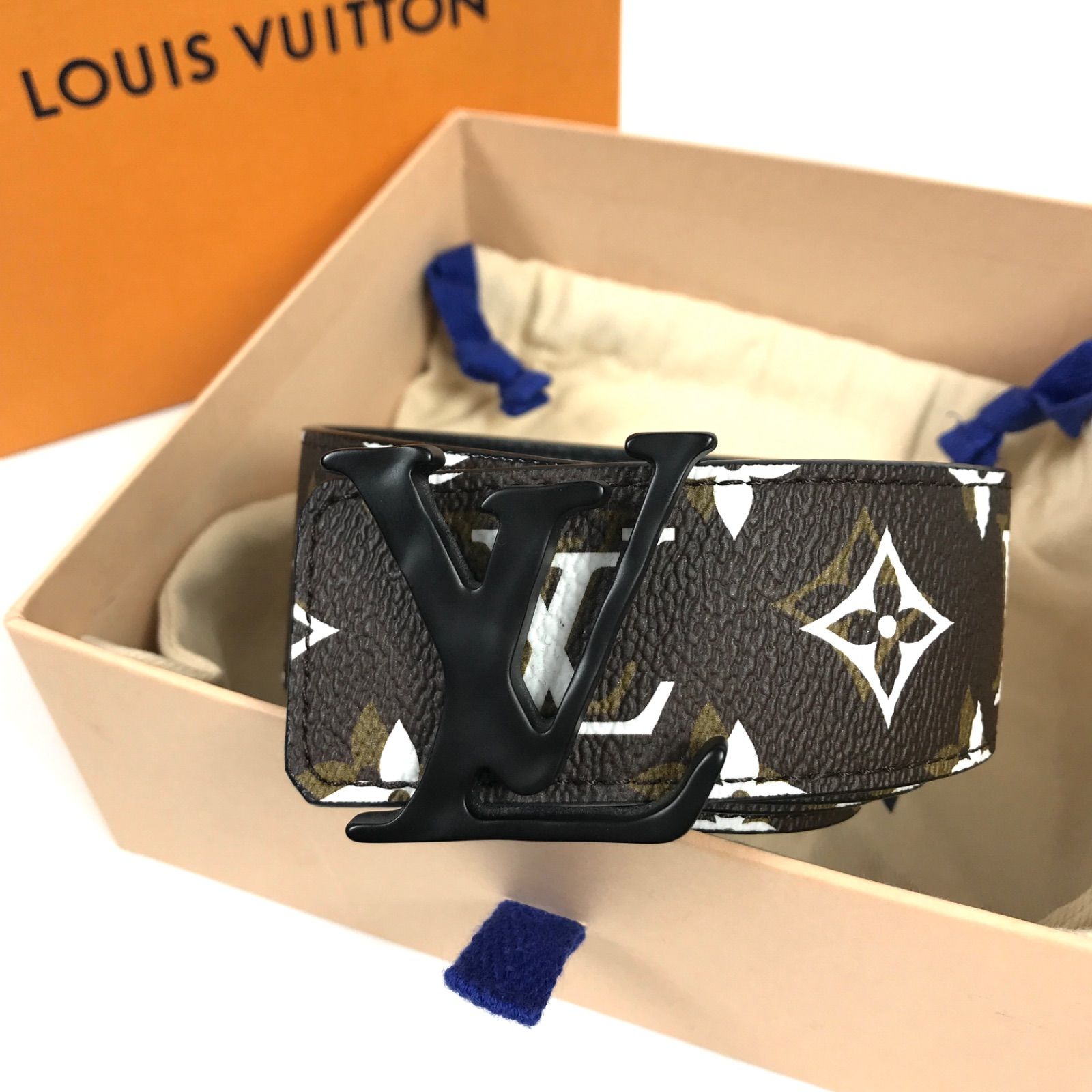 TE19】LV×ヴァージルアブロー サンチュール LVシェイプ モノグラム