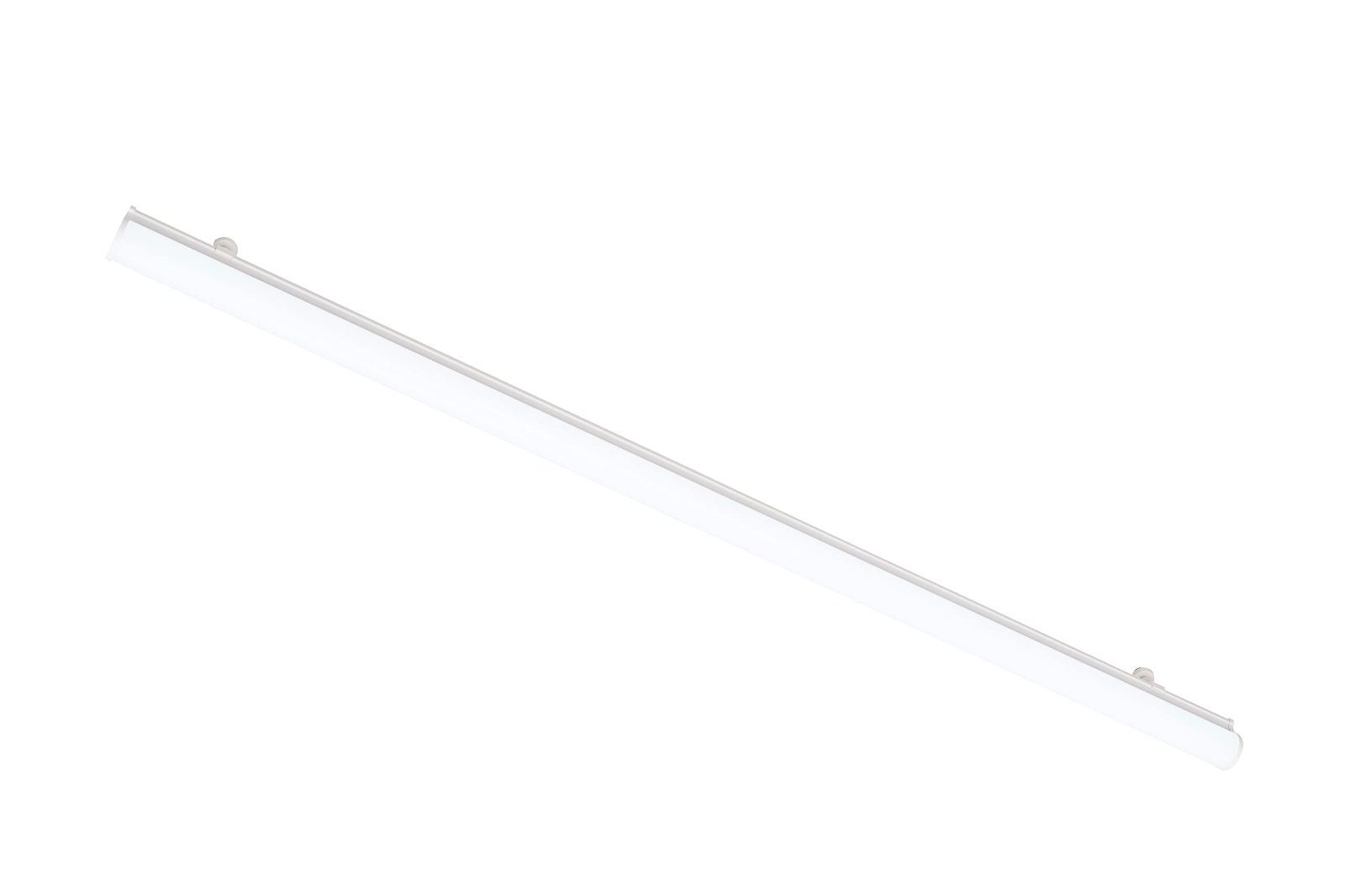 細長い部屋やキッチン・物置に最適 直管タイプ 簡単取付 6畳用（3,300lm LEDシーリングライト 昼白色）KCE-411 スワン電器  (WH/ホワイト)