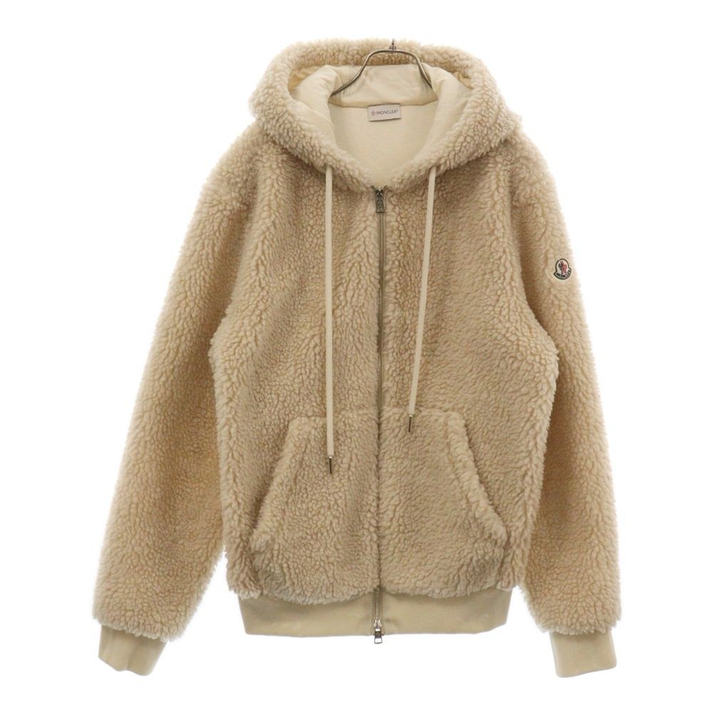 MONCLER　フーディブルゾン　アイボリー MONCLERフーディブルゾンアイボリー