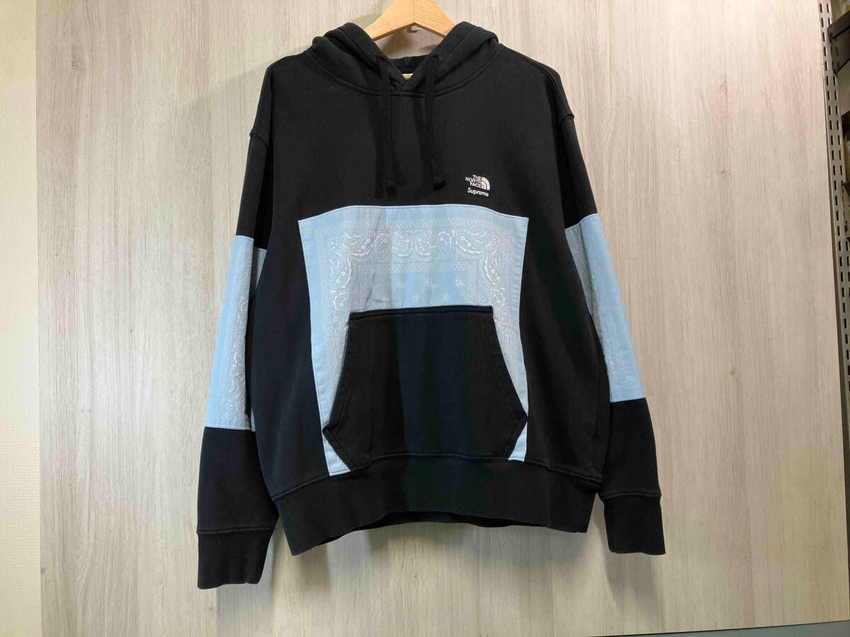 THE NORTH FACE × Supreme/Trekking Bandana Hooded Sweatshirts/バンダナ/パーカー/ブラック/コラボ/L