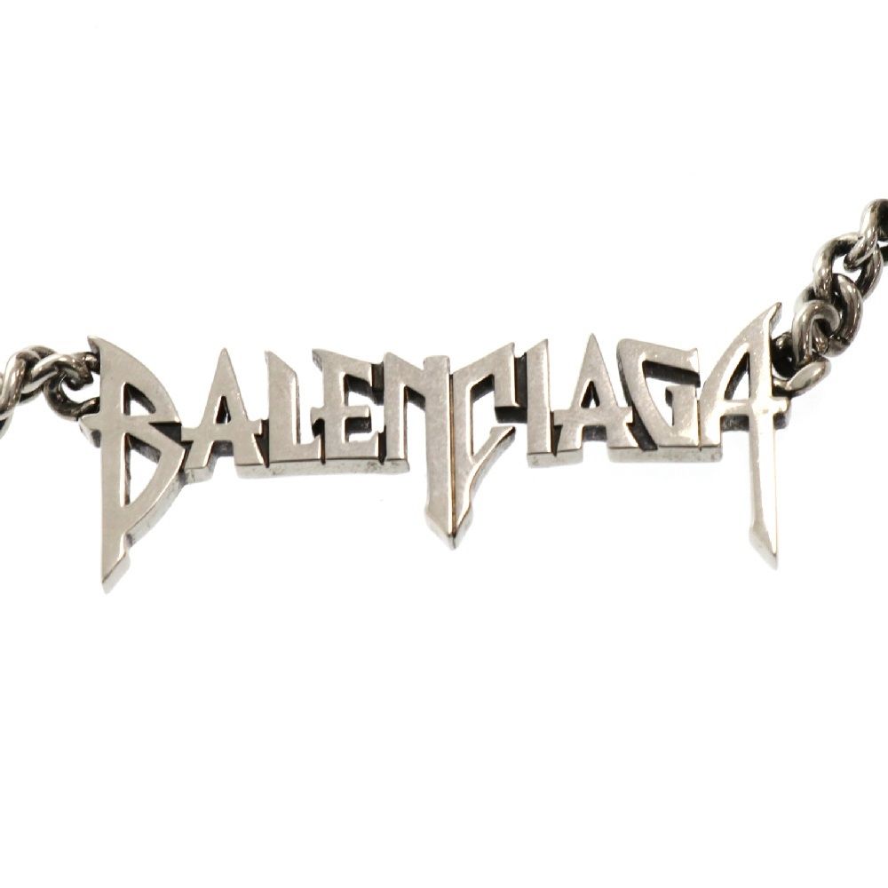 BALENCIAGA (バレンシアガ) Typo l ロゴネックレス Amazon | [バレンシアガ] TYPO ロゴ プレート ネックレス