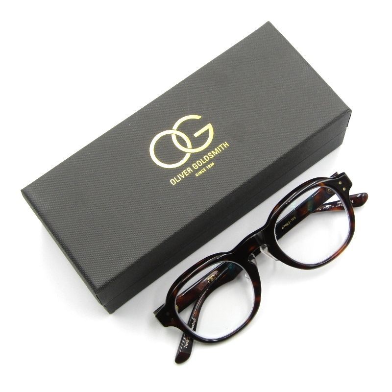 OLIVER GOLDSMITH オリバーゴールドスミス メガネフレーム ELSTREE 度入り エルストリー Dark Tortoiseshell61002472