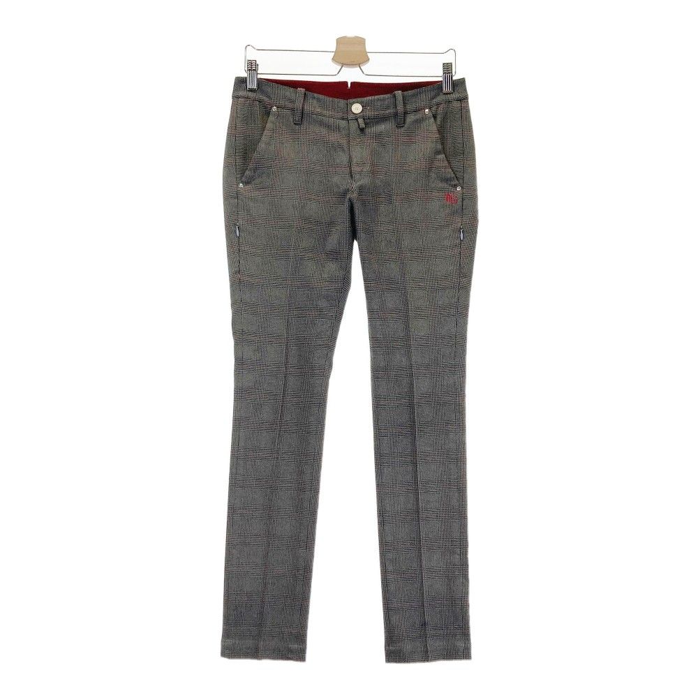 サイズ：1 PEARLY GATES パーリーゲイツ ストレッチパンツ 総柄 グレー