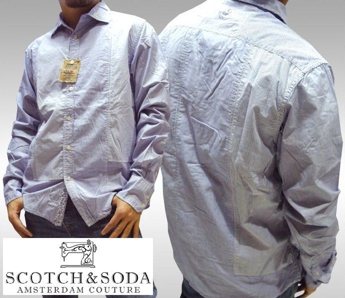 スコッチアンドソーダ] メンズ 長袖シャツ 正規販売店 SCOTCH＆SODA