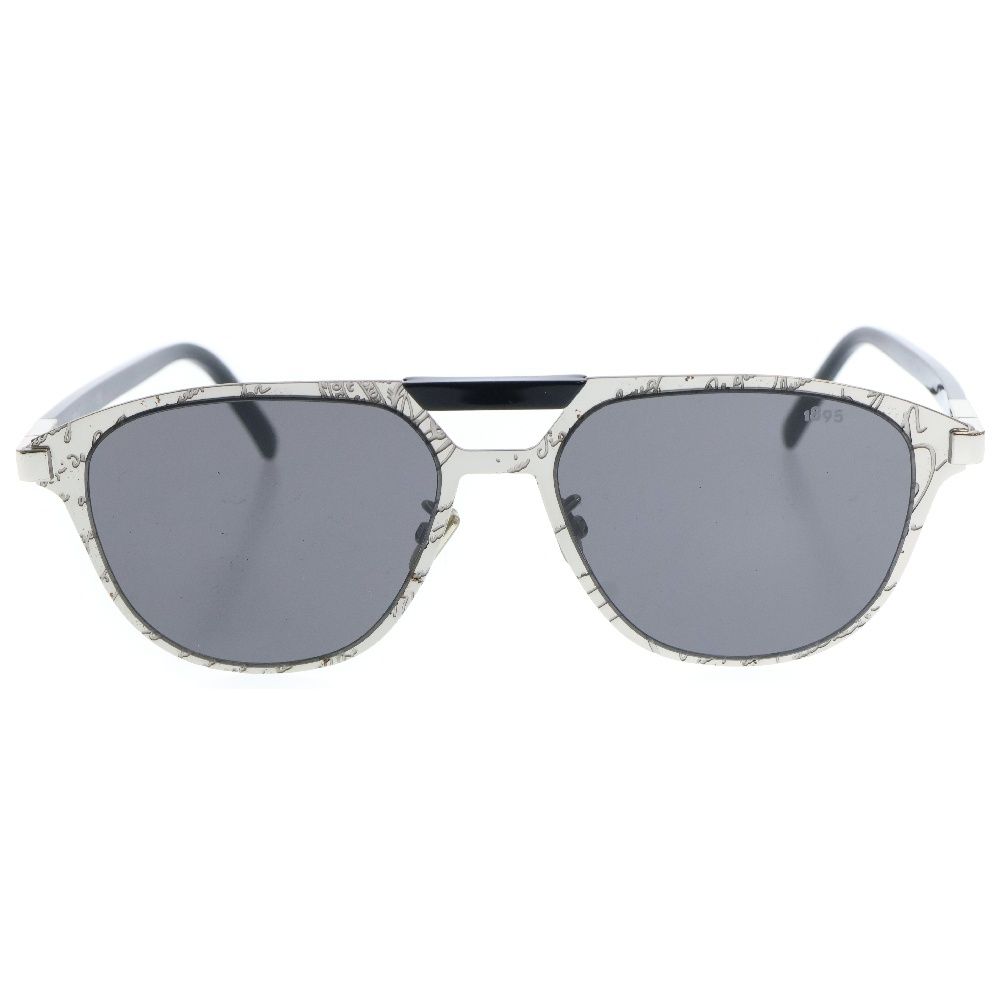 Berluti (ベルルッティ) ラウンド型 メタルフレーム サングラス