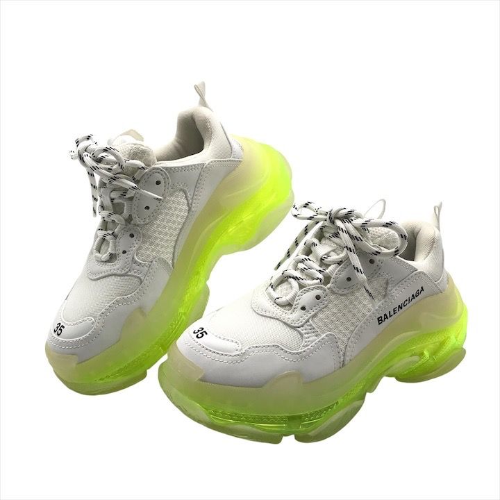 超美品 BALENCIAGA バレンシアガ トリプルエス クリアソール