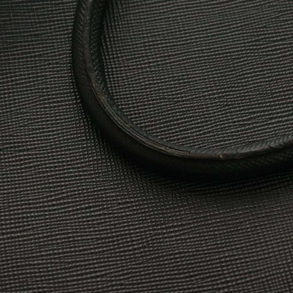 PRADA プラダ サフィアーノ キュイール トライアングルロゴ 2wayトートバッグ 黒 レザー 2VG101 NICORILABO_COM