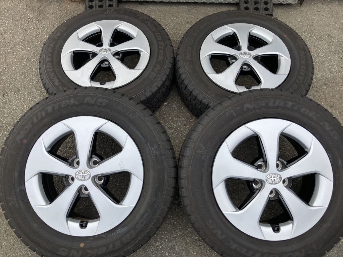 スタッドレスセット早期割引！！プリウス純正 6J 15in+45 5/100◇195/65R15 2022年製造のスタッドレスタイヤ付き◇トヨタ車流用や プリウスにおすすめ!! - メルカリ