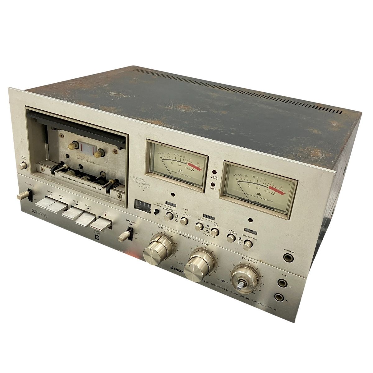 Pioneer CT-9 Stereo Cassete Tape Deck ステレオ カセット デッキ 音響機器 ジャンク C10457100