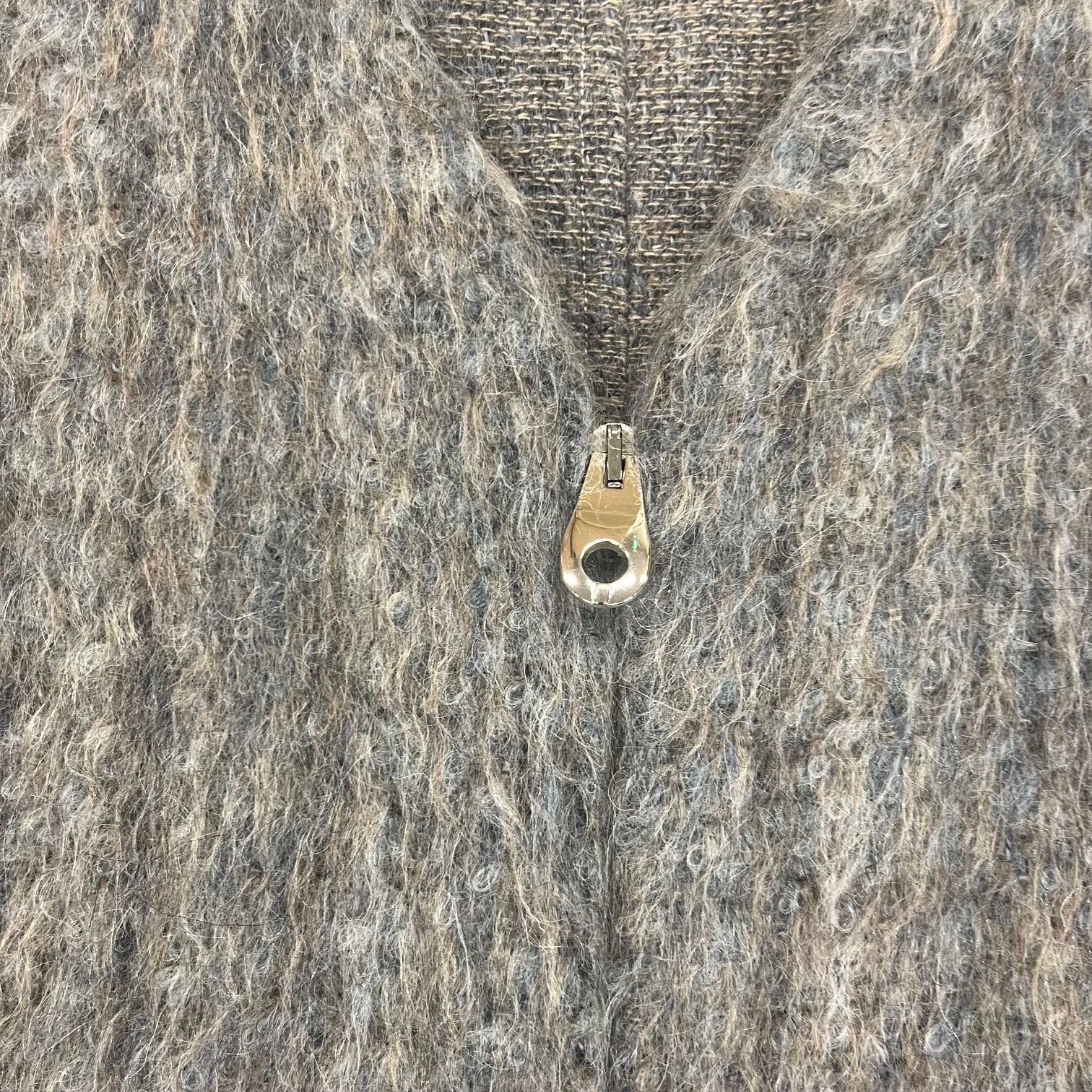 参考上代59400円 SHINYAKOZUKA LINING ライニング ジップニット