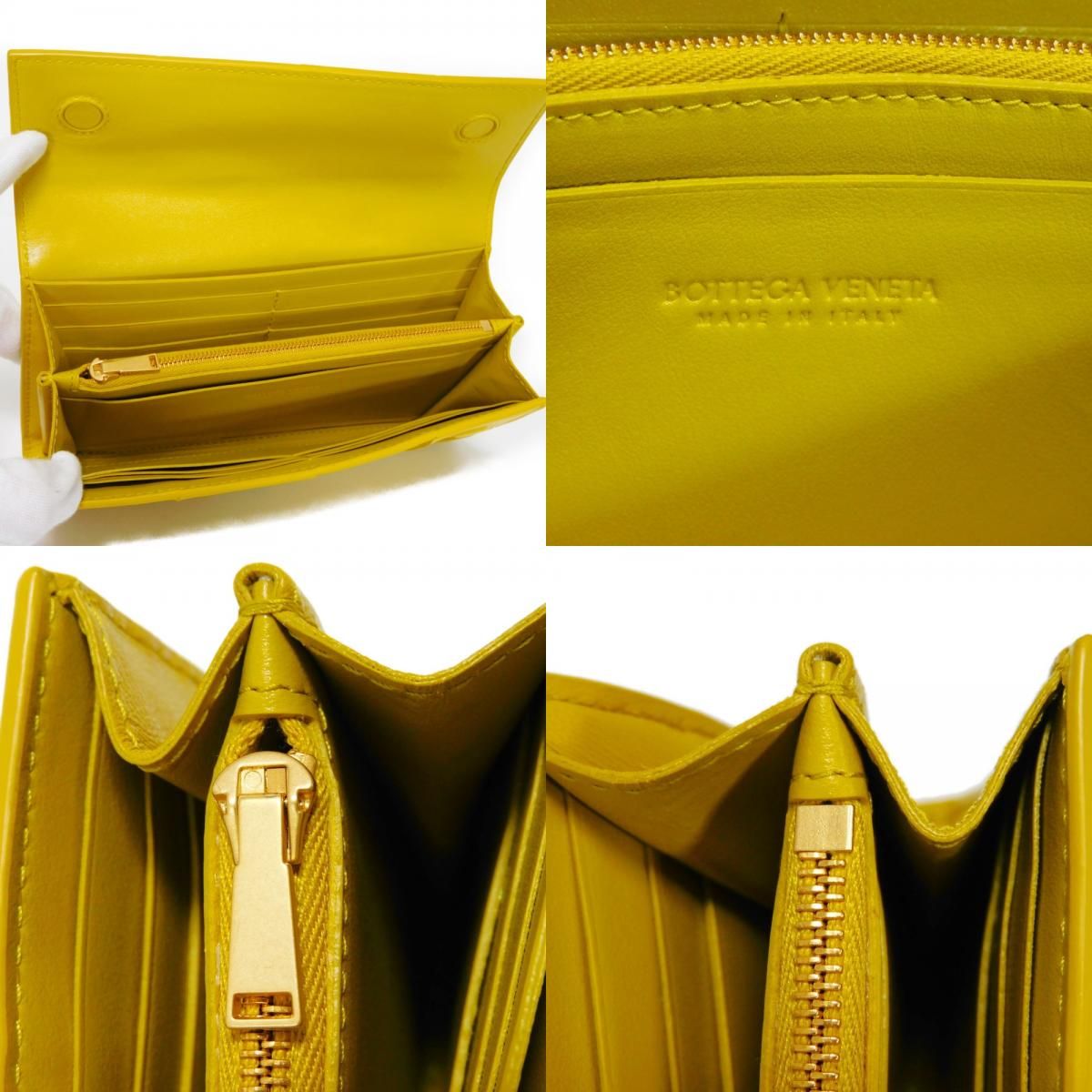 BOTTEGAVENETA ボッテガヴェネタ カセット ラージ フラップウォレット 