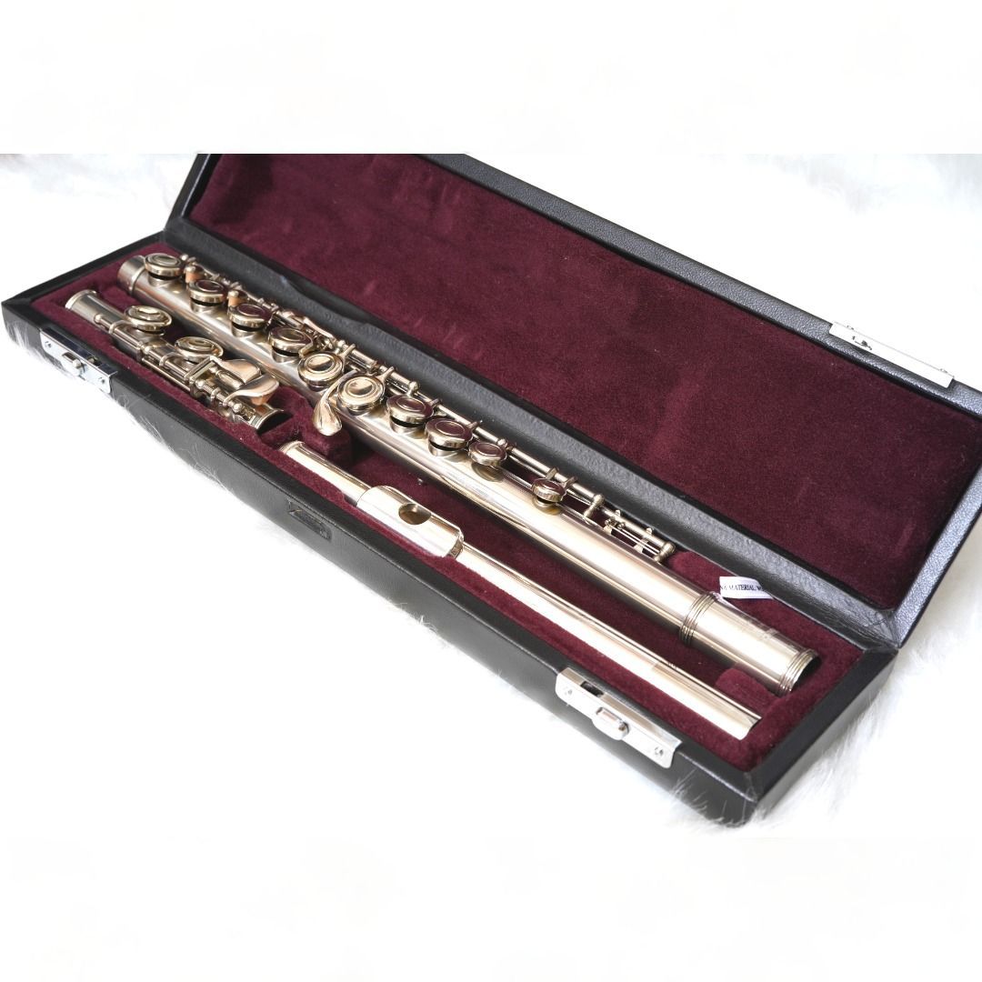 フルート 調整済 YAMAHA YFL211(Eメカ仕様) 美品 全タンポ交換済 ヤマハ フルート YFL211SⅡ Eメカ付 銀メッキ