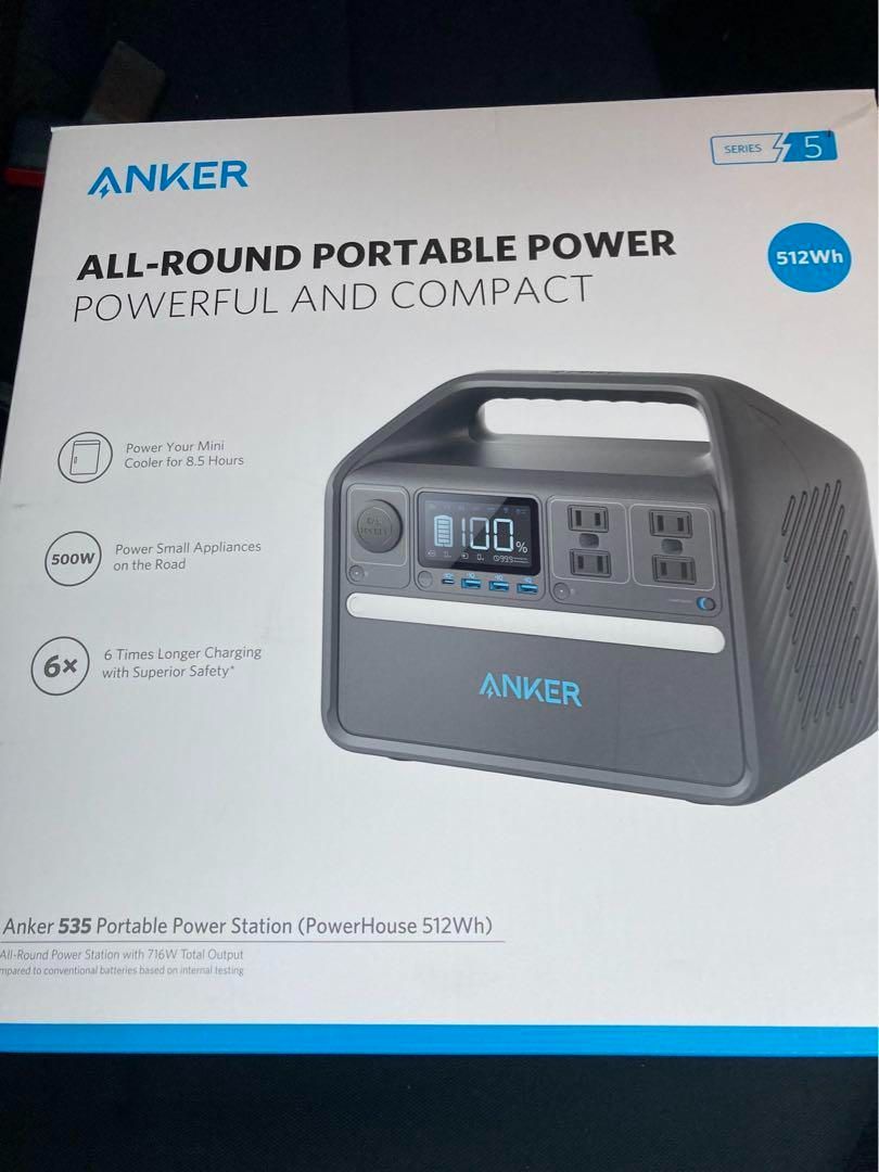 Anker 535 Portable Power Station (PowerHouse 512Wh) - メルカリ